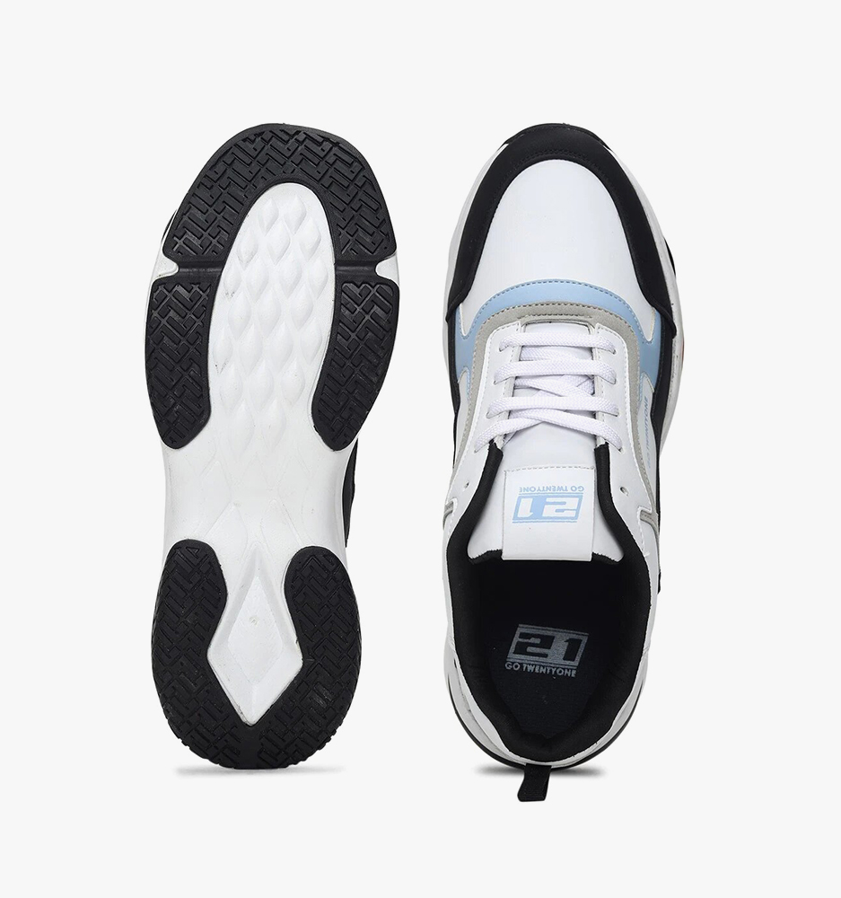 Panelled Low-Top Lace-Up Shoes - Image 2